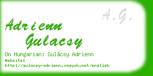 adrienn gulacsy business card