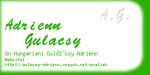 adrienn gulacsy business card